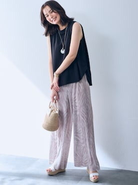 nissen Smile Modelsさん（レディース・167cm）の夏コーディネート