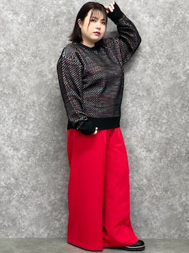 nissen Smile Modelsさん（レディース・158cm）の冬コーディネート