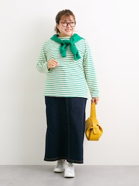 「nissen（ニッセン）のアイテム」を使った、nissen Smile Modelsさん（レディース・155cm）の秋コーディネート