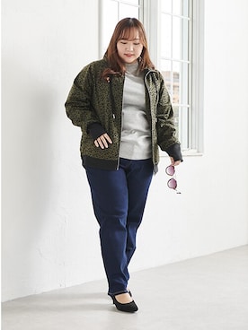 nissen Smile Modelsさん（レディース・158cm）の秋コーディネート