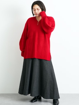 nissen Smile Modelsさん（レディース・163cm）の冬コーディネート