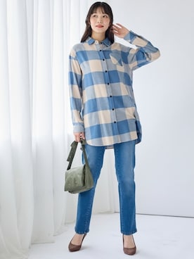 nissen Smile Modelsさん（レディース・166cm）の秋コーディネート