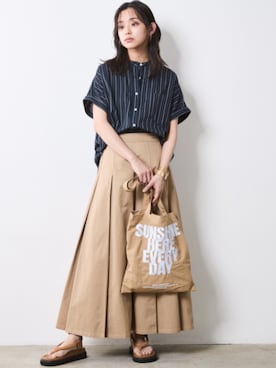 「skirt」｜nissen Smile Modelsさん（レディース・163cm）の夏コーディネート