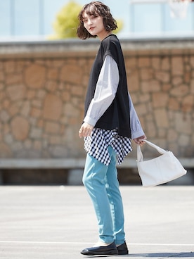 nissen Smile Modelsさん（レディース・162cm）の夏コーディネート