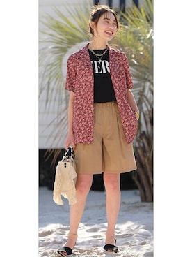nissen Smile Modelsさん(レディース・167cm)の夏コーディネート