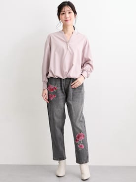 nissen Smile Modelsさん（レディース・165cm）の冬コーディネート