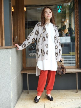 nissen Smile Modelsさん（レディース・167cm）の秋コーディネート