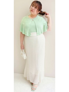 nissen Smile Modelsさん（レディース・155cm）の夏コーディネート