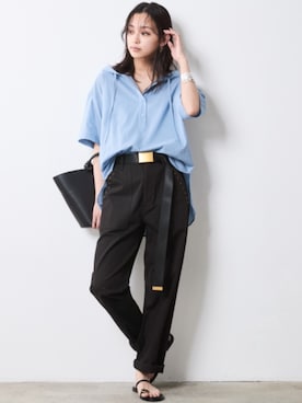 「SMILE LAND（スマイルランド）のアイテム」を使った、nissen Smile Modelsさん（レディース・163cm）の夏コーディネート