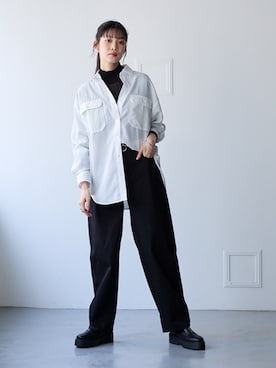 nissen Smile Modelsさん（レディース・166cm）の秋コーディネート