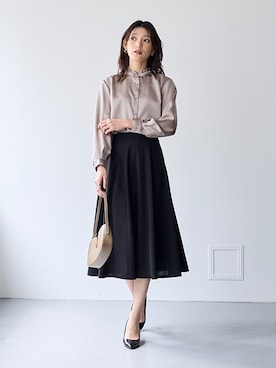 nissen Smile Modelsさん（レディース・170cm）の夏コーディネート