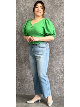 nissen Smile Modelsさん(レディース・172cm)の春コーディネート