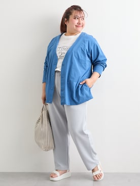 「nissen（ニッセン）のアイテム」を使った、nissen Smile Modelsさん（レディース・155cm）の春コーディネート