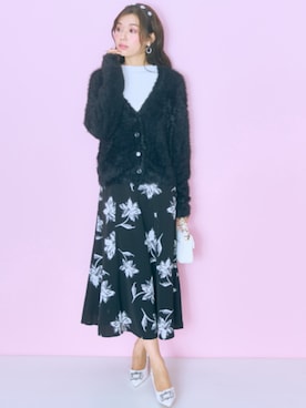 nissen Smile Modelsさん（レディース・166cm）の冬コーディネート