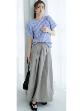 nissen Smile Modelsさん（レディース・166cm）の春コーディネート