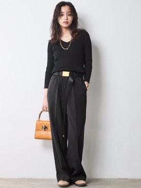 「CHIC STYLE（シックスタイル）のアイテム」を使った、nissen Smile Modelsさん（レディース・163cm）の夏コーディネート