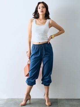 nissen Smile Modelsさん（レディース・169cm）の夏コーディネート