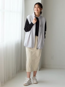 「nissen（ニッセン）のアイテム」を使った、nissen Smile Modelsさん（レディース・168cm）の秋コーディネート