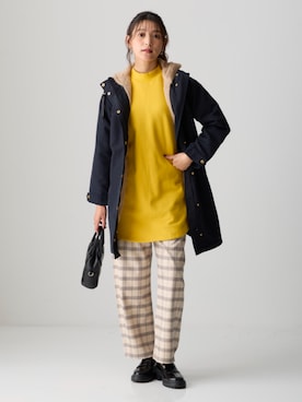 「アイテム（チュニック）」を使った、nissen Smile Modelsさん（レディース・170cm）の秋コーディネート