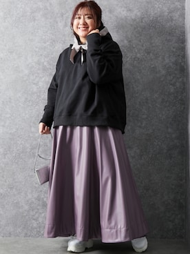 nissen Smile Modelsさん（レディース・155cm）の冬コーディネート
