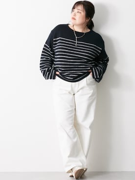 nissen Smile Modelsさん（レディース・158cm）の冬コーディネート