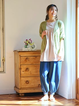 nissen Smile Modelsさん（レディース・166cm）の春コーディネート