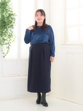 nissen Smile Modelsさん（レディース・170cm）の秋コーディネート