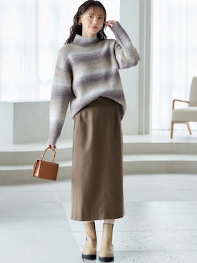 nissen Smile Modelsさん（レディース・166cm）の秋コーディネート