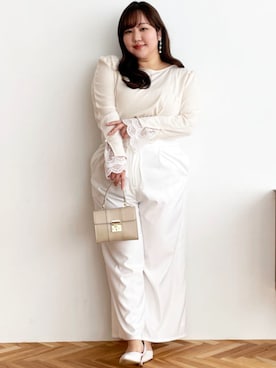 nissen Smile Modelsさん（レディース・158cm）の冬コーディネート