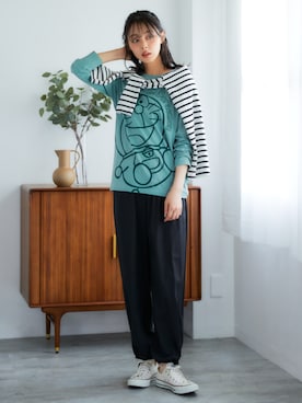 nissen Smile Modelsさん（レディース・165cm）の秋コーディネート