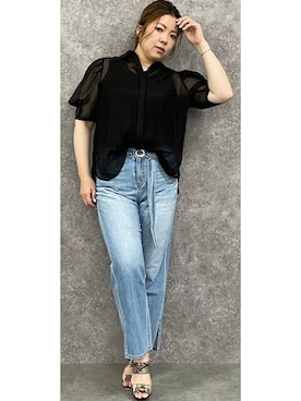 nissen Smile Modelsさん（レディース・172cm）の夏コーディネート