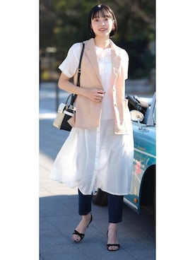 nissen Smile Modelsさん（レディース・167cm）の春コーディネート