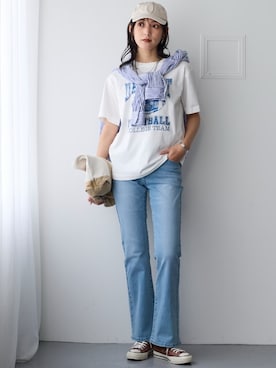 nissen Smile Modelsさん（レディース・170cm）の春コーディネート