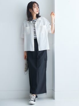 nissen Smile Modelsさん(レディース・165cm)の夏コーディネート