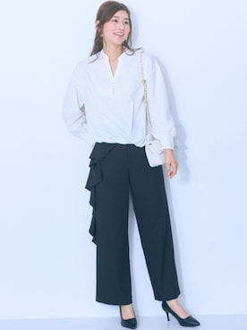 nissen Smile Modelsさん(レディース・166cm)の冬コーディネート