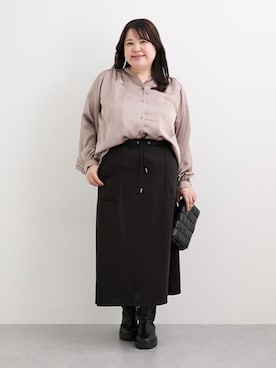 nissen Smile Modelsさん（レディース・158cm）の秋コーディネート