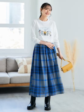 nissen Smile Modelsさん（レディース・165cm）の秋コーディネート