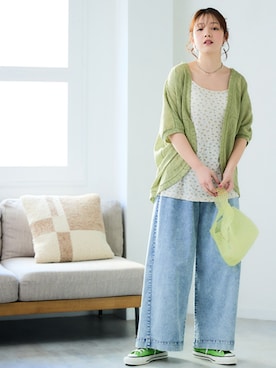 nissen Smile Modelsさん（レディース・160cm）の春コーディネート