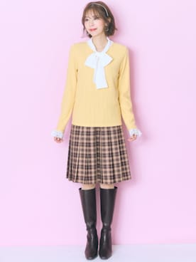 nissen Smile Modelsさん（レディース・167cm）の秋コーディネート