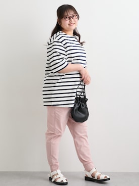 nissen Smile Modelsさん（レディース・160cm）の春コーディネート