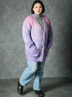 nissen Smile Modelsさん（レディース・163cm）の冬コーディネート