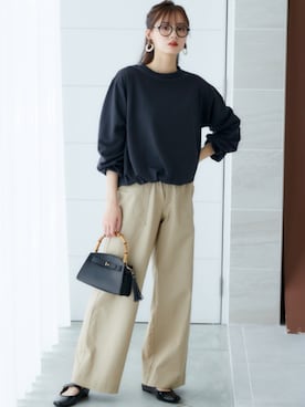 nissen Smile Modelsさん（レディース・167cm）の冬コーディネート