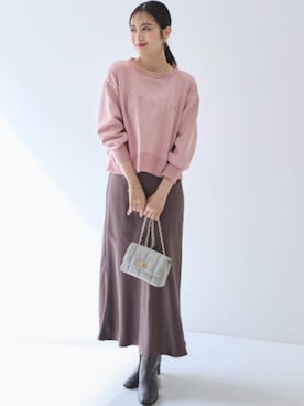 nissen Smile Modelsさん（レディース・164cm）の冬コーディネート