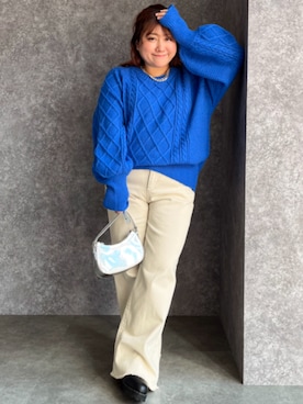 nissen Smile Modelsさん(レディース・155cm)の冬コーディネート