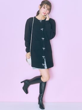 nissen Smile Modelsさん（レディース・166cm）の冬コーディネート