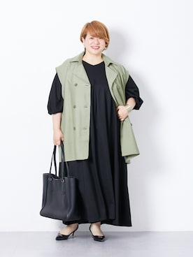nissen Smile Modelsさん（レディース・157cm）の夏コーディネート