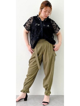 nissen Smile Modelsさん（レディース・172cm）の夏コーディネート