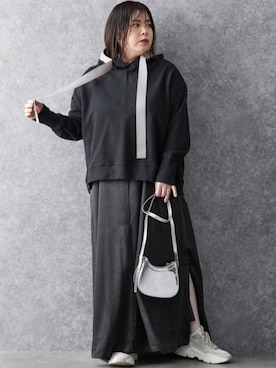 nissen Smile Modelsさん（レディース・158cm）の冬コーディネート