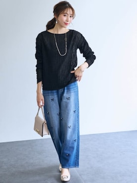 nissen Smile Modelsさん（レディース・165cm）の冬コーディネート