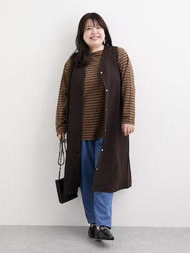 nissen Smile Modelsさん（レディース・158cm）の秋コーディネート